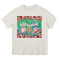 Cream Easter gnomes Heavy Core Tee - OliviaCreatesArt