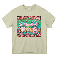Mossy Easter gnomes Heavy Core Tee - OliviaCreatesArt