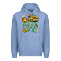 Colony Blue papa cito with sunflowers and sombrero Premium Hoodie - Artiststas