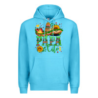 Ocean Blue papa cito with sunflowers and sombrero Premium Hoodie - Artiststas