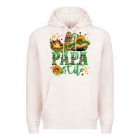 Pale Pink papa cito with sunflowers and sombrero Premium Hoodie - Artiststas