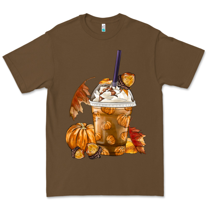 Pumpkin Spice Coffee Premium Tee by FaDigitalArtStudio | Teevron
