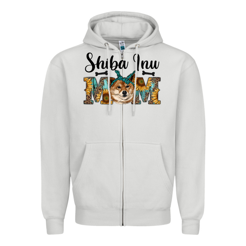 Western Shiba Inu Mom Zipper Hoodie by RanaPortraitStore | Teevron