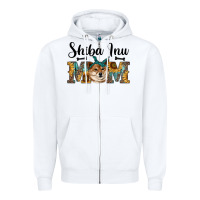 White western shiba inu mom Zipper Hoodie - RanaPortraitStore