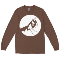Chestnut praying mantis Long Sleeve Tee - DesigneFamous