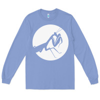 Colony Blue praying mantis Long Sleeve Tee - DesigneFamous