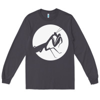 Smoke praying mantis Long Sleeve Tee - DesigneFamous