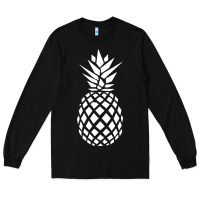 Black pineapple sunset Long Sleeve Tee - DesigneFamous