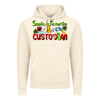 Vintage Artic Santa's Favorite Custodian Vintage Hoodie - LillyAllenDesigns