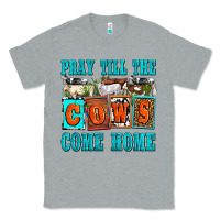 Heather Grey pray till the cows come home olivia Classic Tee - OliviaCreatesArt