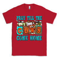 Red pray till the cows come home olivia Classic Tee - OliviaCreatesArt