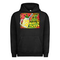 Pigment Black life is short make it sweet Urban Hoodie - Jasminsmagicworld