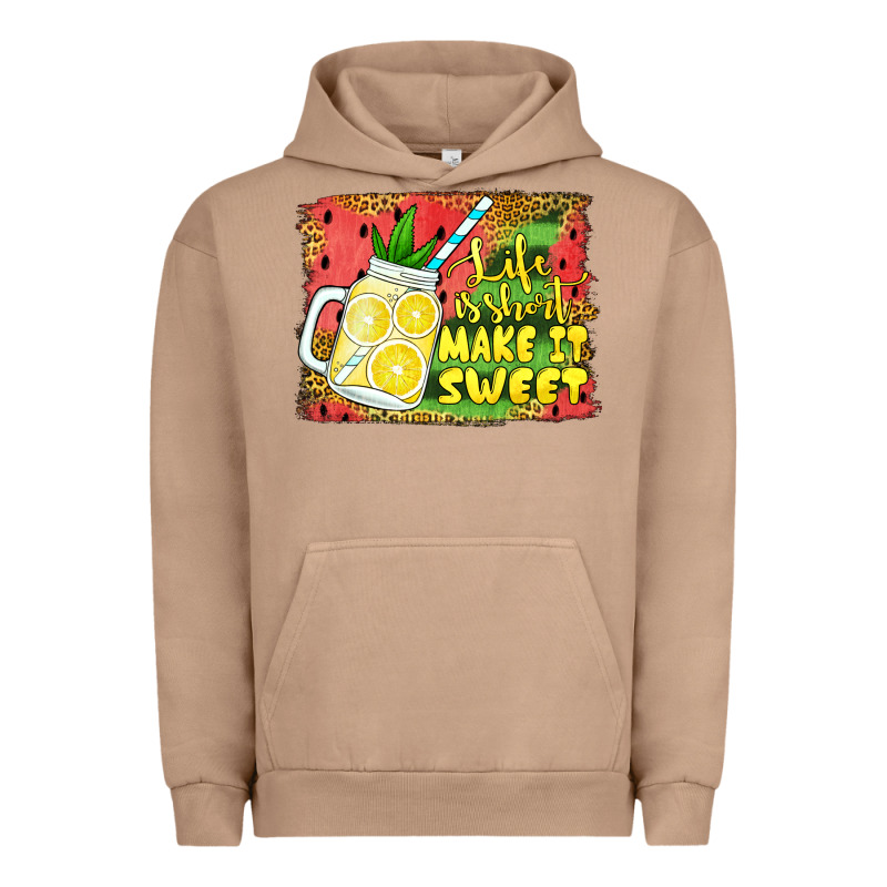 Life Is Short Make It Sweet Urban Hoodie by Jasminsmagicworld | Teevron