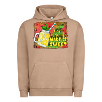 Pigment Burro life is short make it sweet Urban Hoodie - Jasminsmagicworld