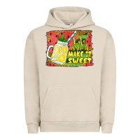 Pigment French Oak life is short make it sweet Urban Hoodie - Jasminsmagicworld