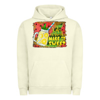 Pigment Pistachio life is short make it sweet Urban Hoodie - Jasminsmagicworld