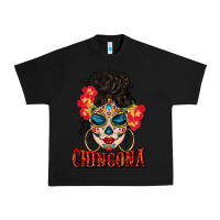 Black chingona latina bun mama Urban Heavy Tee - BundleAndBundleShop