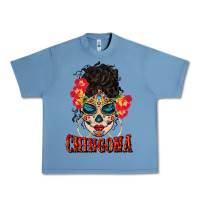 Pebble Blue chingona latina bun mama Urban Heavy Tee - BundleAndBundleShop