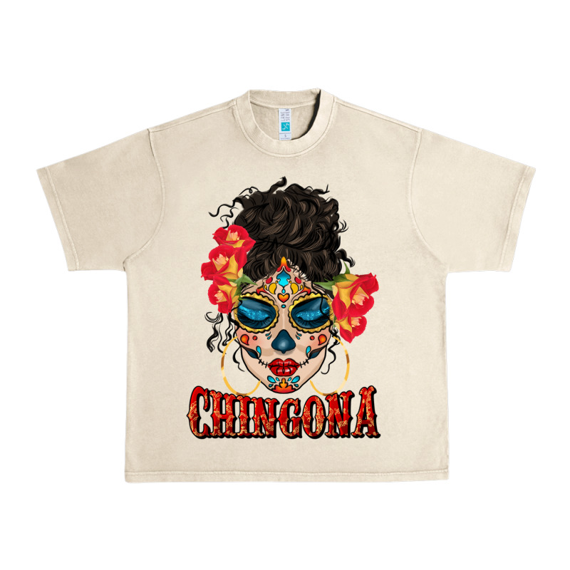 Chingona Latina Bun Mama Urban Heavy Tee by BundleAndBundleShop | Teevron