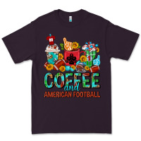 Plum Coffee And American Football Coffee Cups Premium Tee - FaDigitalArtStudio