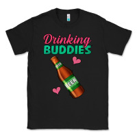 Black Drinking Buddies Classic Tee - Jasminsmagicworld