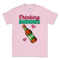 Bubblegum Pink Drinking Buddies Classic Tee - Jasminsmagicworld