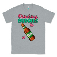 Heather Grey Drinking Buddies Classic Tee - Jasminsmagicworld