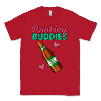 Red Drinking Buddies Classic Tee - Jasminsmagicworld