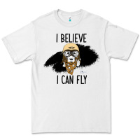 White I Beleive I Can Fly, Dog, Premium Tee - Bettercallsaul