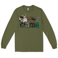 Army Green Bunny mama Long Sleeve Tee - CowhideDigitalArt
