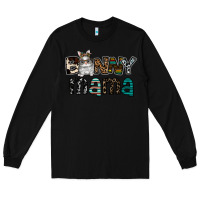 Black Bunny mama Long Sleeve Tee - CowhideDigitalArt