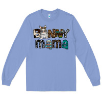 Colony Blue Bunny mama Long Sleeve Tee - CowhideDigitalArt