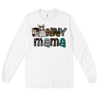 White Bunny mama Long Sleeve Tee - CowhideDigitalArt