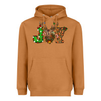 Meerkat Christmas Joy Reindeer Heavyweight Hoodie - RanaPortraitStore