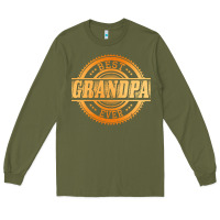 Army Green best grandpa Long Sleeve Tee - DesigneFamous