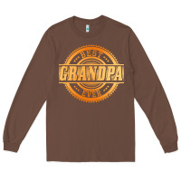 Chestnut best grandpa Long Sleeve Tee - DesigneFamous