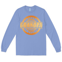 Colony Blue best grandpa Long Sleeve Tee - DesigneFamous