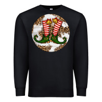 Black Elf Shoes Christmas Premium Sweatshirt - RanaPortraitStore