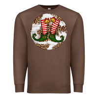 Chestnut Elf Shoes Christmas Premium Sweatshirt - RanaPortraitStore