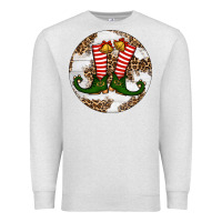 Oatmeal Heather Elf Shoes Christmas Premium Sweatshirt - RanaPortraitStore
