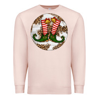 Pale Pink Elf Shoes Christmas Premium Sweatshirt - RanaPortraitStore