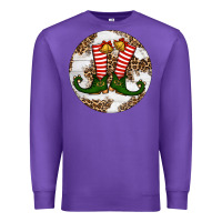 Purple Elf Shoes Christmas Premium Sweatshirt - RanaPortraitStore