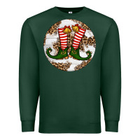 Sports Green Elf Shoes Christmas Premium Sweatshirt - RanaPortraitStore