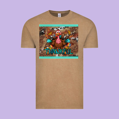 Thankful Tumbler Vintage Tee Designed By Bundleandbundleshop