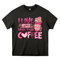 Asphalt i love you more than coffee valentines day Heavy Core Tee - OliviaCreatesArt
