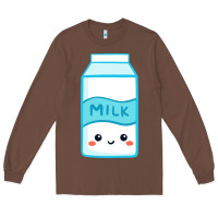 Chestnut milk Long Sleeve Tee - DesigneFamous