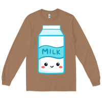 Toasted Coconut milk Long Sleeve Tee - DesigneFamous
