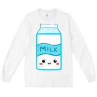 White milk Long Sleeve Tee - DesigneFamous
