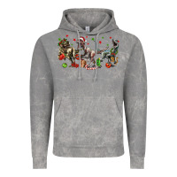 Cloud Rock Three Christmas Dinosaurs Vintage Hoodie - LillyAllenDesigns