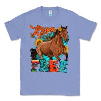 Colony Blue roam free galloping Classic Tee - Artiststas